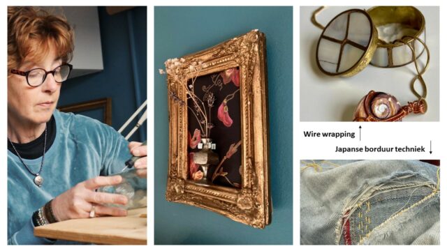 Jeanne Rops in haar atelier