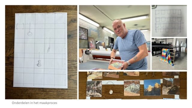 Onderdelen in het kunstproject van Jantina