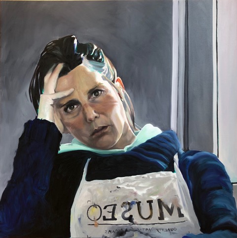 Sandra Thie won met haar zelfportret '2020' de Portretprijs 2021